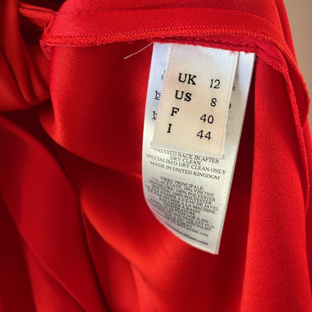 VICTORIA BECKHAM
Pleated satin-crepe midi shirt dress - Picture 5 of 9